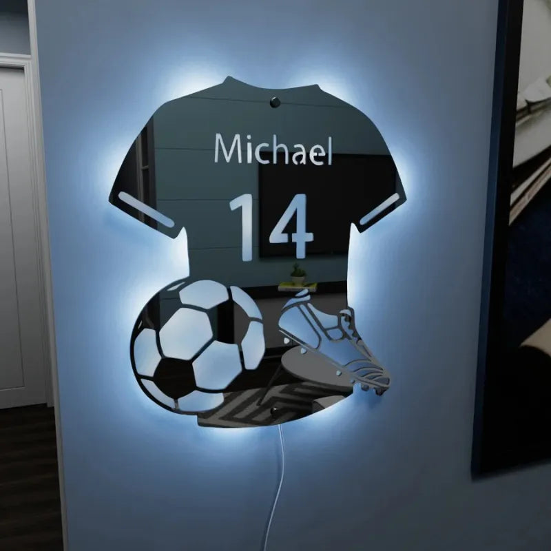 Luvikno | MirrorJersey | Justerbar LED Speilgenser