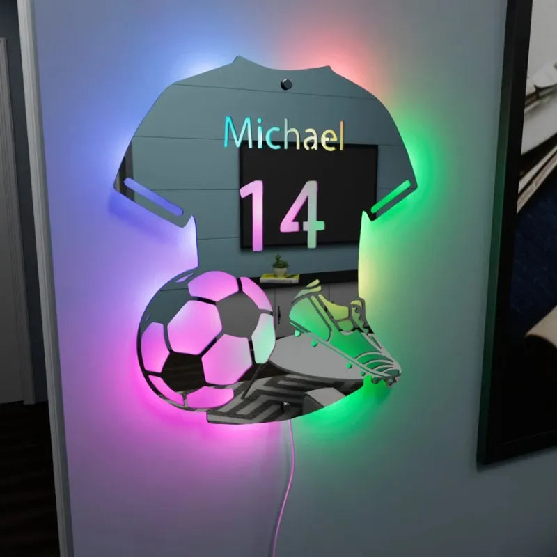 Luvikno | MirrorJersey | Justerbar LED Speilgenser