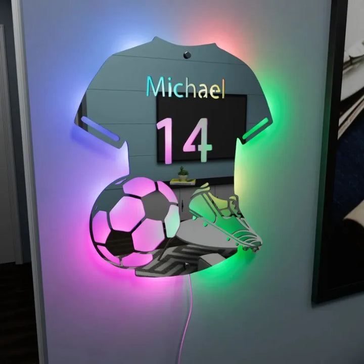 Luvikno | MirrorJersey | Justerbar LED Speilgenser