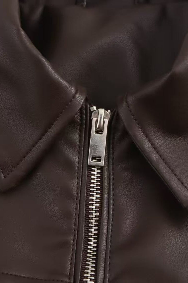 Luvik | Lær Relaxed Blazer