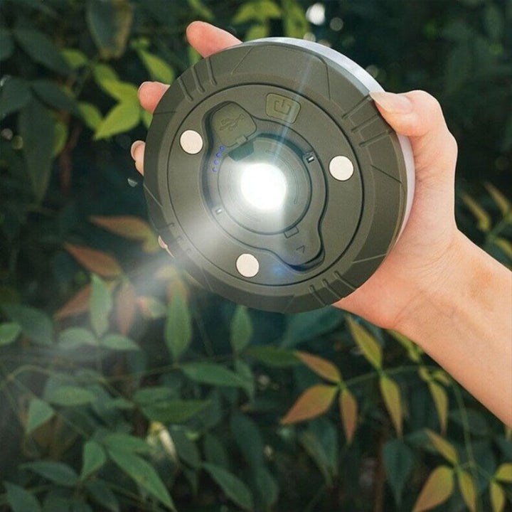 Campinglampe med 10 m RGB lyskjede — Din magiske lyskilde for uforglemmelige utendørsopplevelser | Luvikno