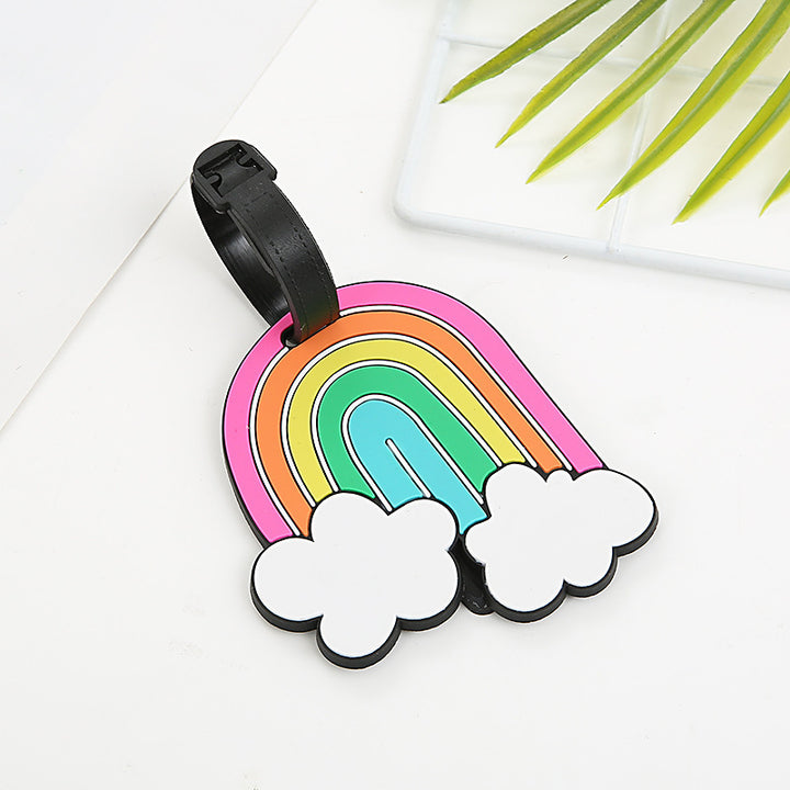 Unisex Bagasjelapp i søtt donut-design Luvikno