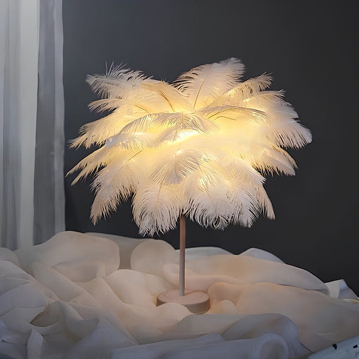 Atmosfærisk Fjær Palmetre Lampe - LumaPalm | Luvikno