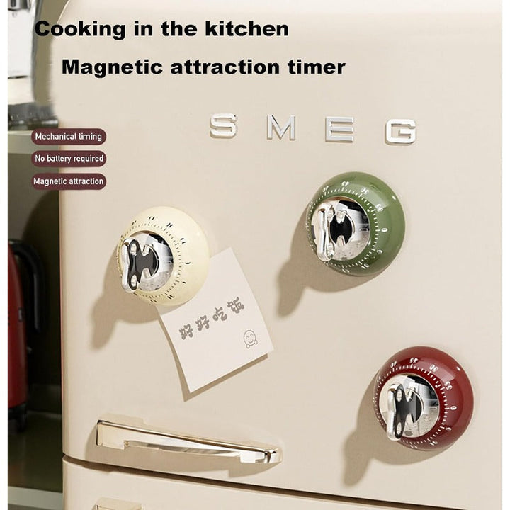 Magnetisk mekanisk kjøkkentimer Luvikno