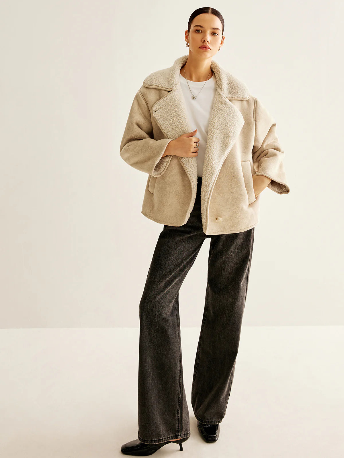 Luvik | Blend-nappafleece-takki