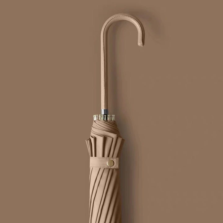 Dame elegant og robust paraply med ergonomisk grep Luvikno