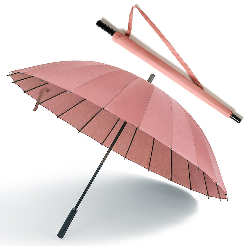Dame elegant parasoll med stabil struktur og ergonomisk grep Luvikno