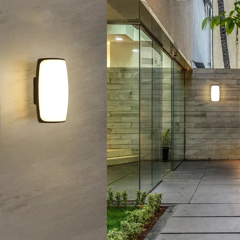 Vanntett LED Vegglampe for Utendørs – Energieffektiv Belysning for Hage og Terrase | Luvikno