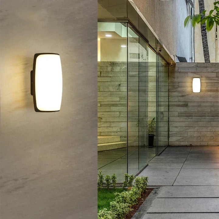 Vanntett LED Vegglampe for Utendørs – Energieffektiv Belysning for Hage og Terrase | Luvikno