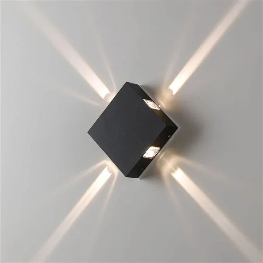 Moderne LED hagevegglampe for utendørs – Værbestandig, energisparende og dekorativ belysning | Luvikno