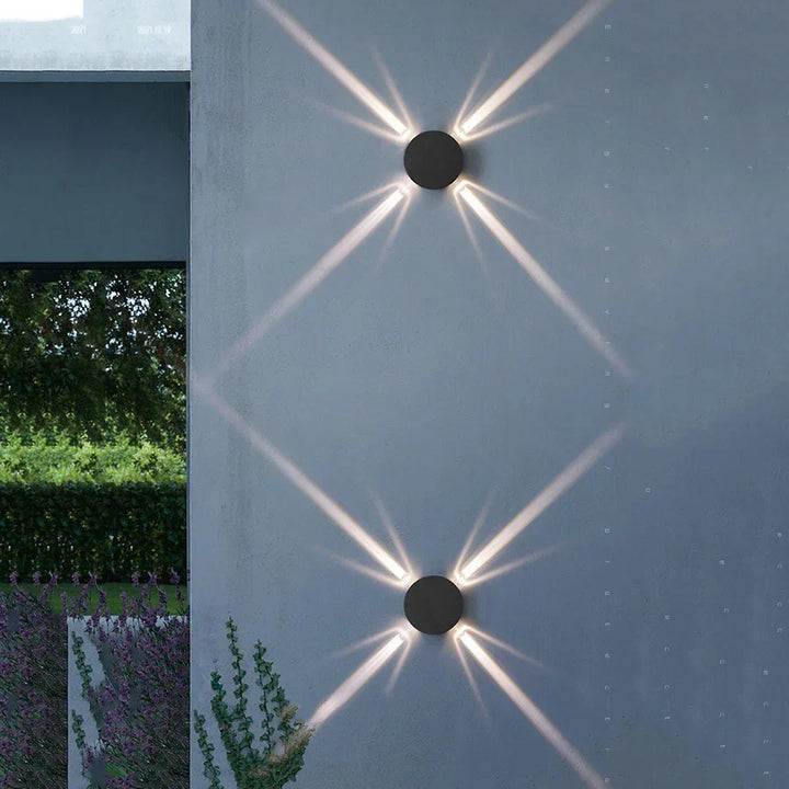 Moderne LED hagevegglampe for utendørs – Værbestandig, energisparende og dekorativ belysning | Luvikno