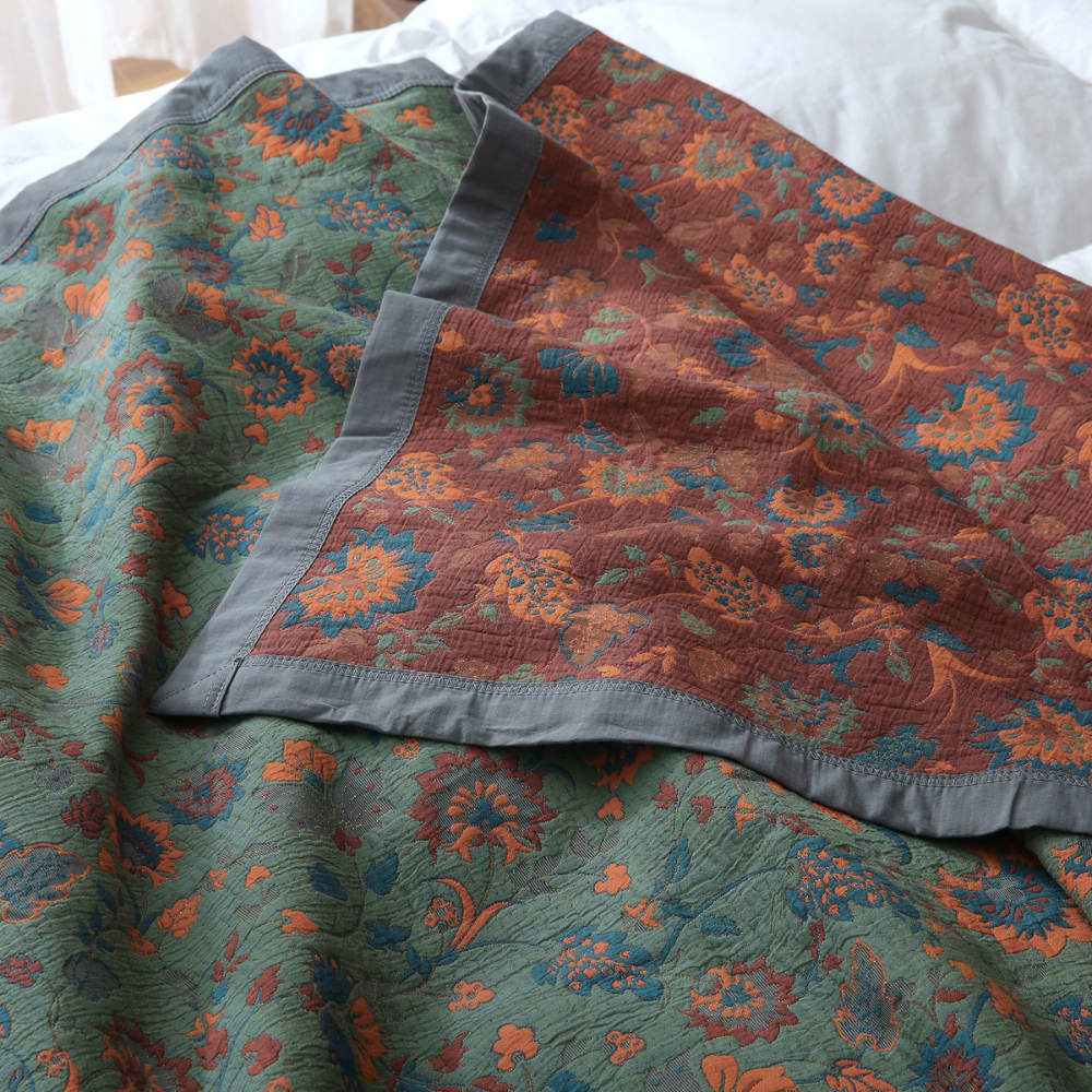 Luvikno | Gothel™ Retro Blomster Teppe – Luksus Vintage Atmosfære