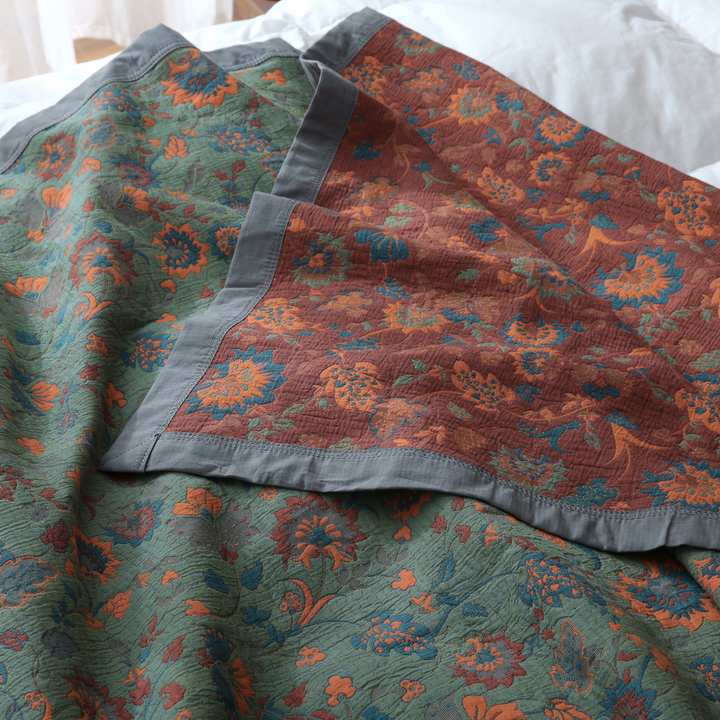 Luvikno | Gothel™ Retro Blomster Teppe – Luksus Vintage Atmosfære