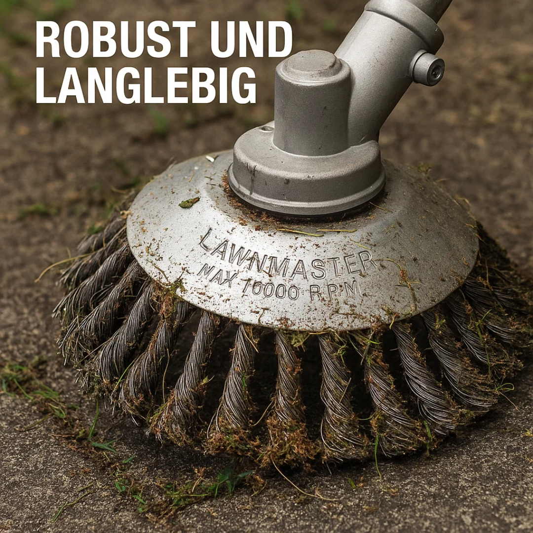 GrassCut TurboHead – Universal 6-Blade Ugressbørste for Kantklippere | Luvikno