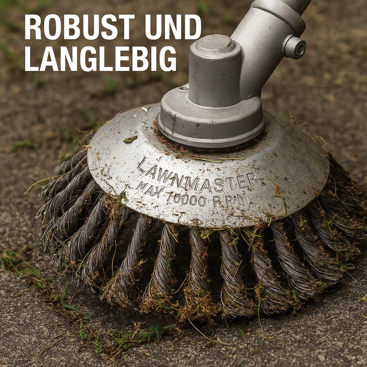 GrassCut TurboHead – Universal 6-Blade Ugressbørste for Kantklippere | Luvikno