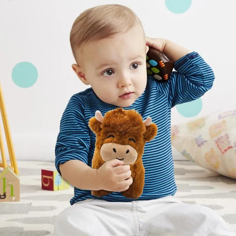 Fluffy Highland Cow Plush Toy - Adopt Highland Cow Luvikno