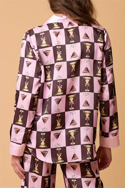 Luvik | Joulufestivaalinen raidallinen pyjama-setti