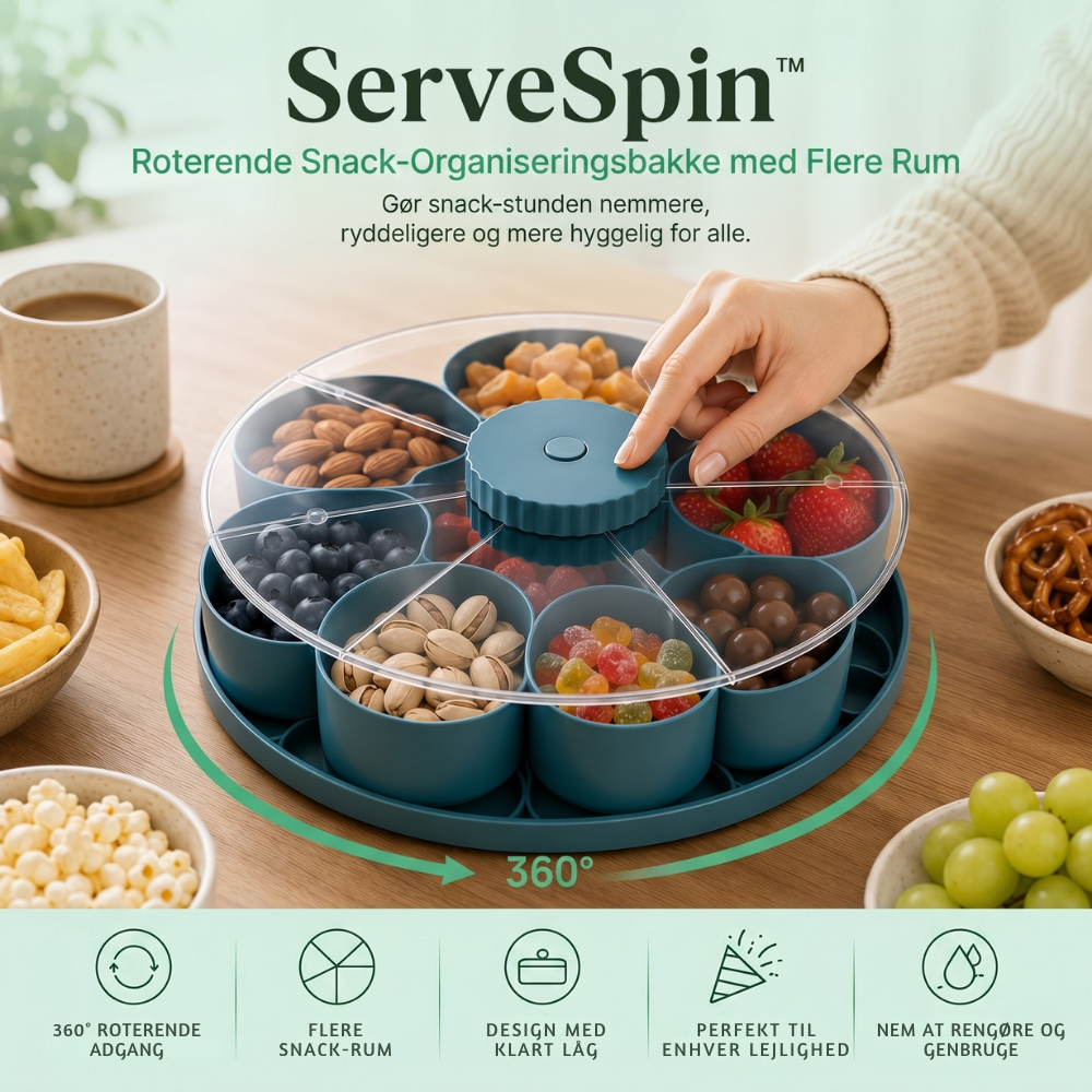ServeSpin roterende brett med rom | Luvikno