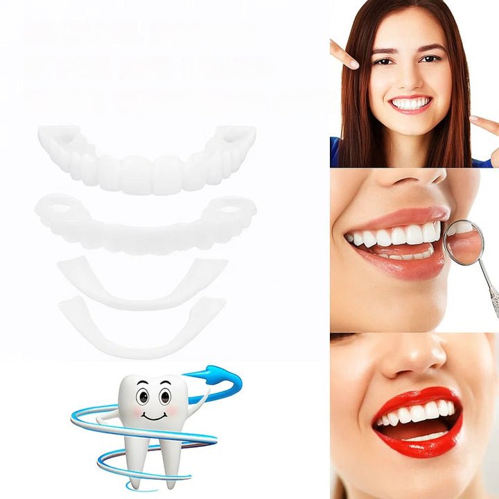 SmileEase | Clip-On Veneers – Umiddelbar Smilforbedring – Ultratynn Design – Ideell for voksne som søker rimelige tannhelse-løsninger Luvikno