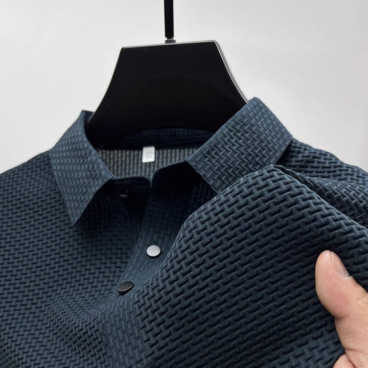 Mesh Ice Silk Korte Ermel T-skjorte | Luvikno