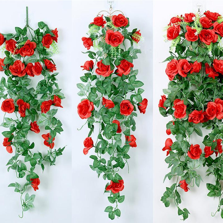 Veggd dekorasjon Hengende Blomster Vinstokk | Luvikno