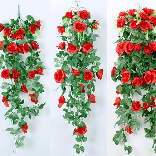 Veggd dekorasjon Hengende Blomster Vinstokk | Luvikno