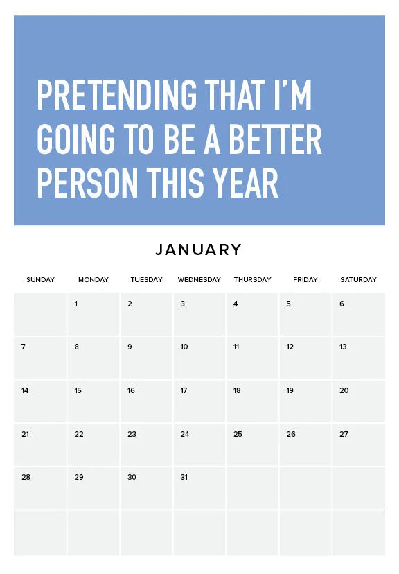 Adulting Is Hard 2024 Veggkalender | Luvikno