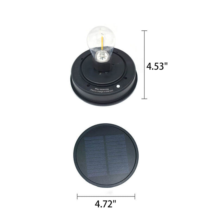 Solcelle Gresskar Lantern Design LED Utendørs Henge Dekorativt Lys | Luvikno