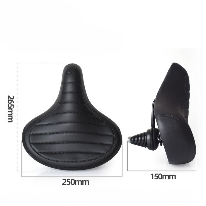 Luvikno | Ergonomisk Oversize Sykkelsete med Støtdemping – Behagelig Sykkelsete for Vei- og Terrengsykling