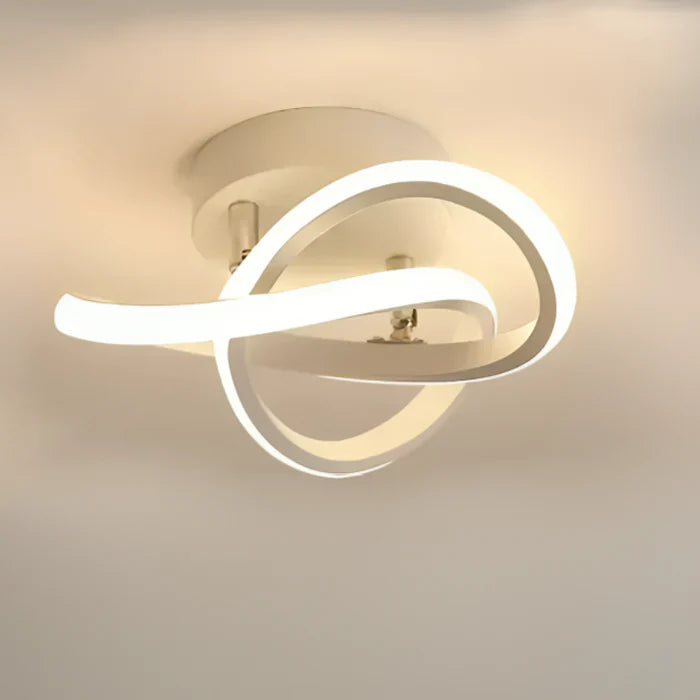 Moderne LED Taklampe med Dobbelt Ringdesign - Twilight Rings | Luvikno