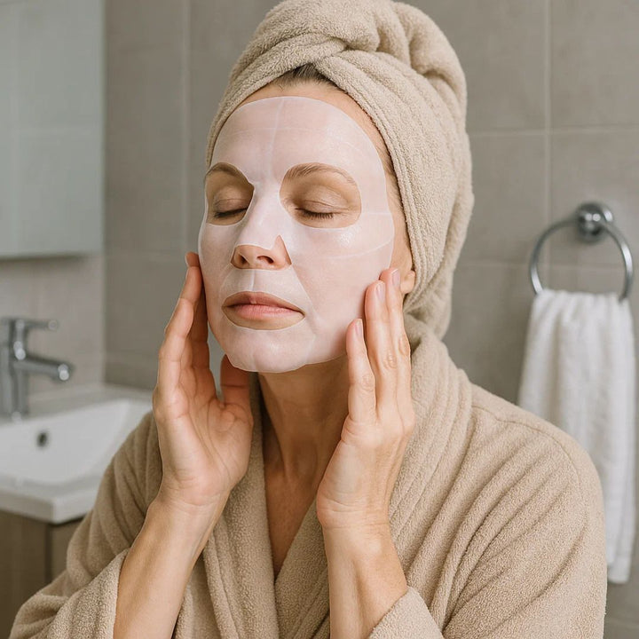 Dermaglow | Kollagen Arkmaske – Overnatt Hydrering – Hydrogel – Moden & Tørr Hud Luvikno