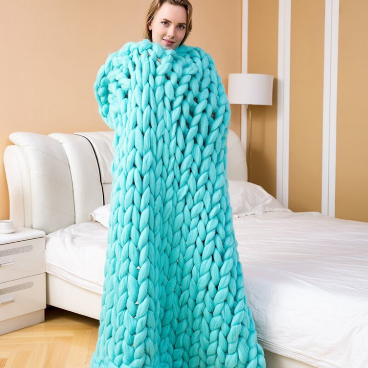 WinterVibe DIY Teppe - Unikt og Komfortabelt for Vinteren Luvikno