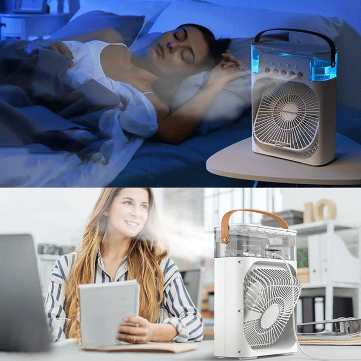 Spray Cooling Fan med Vannkanne | Luvikno