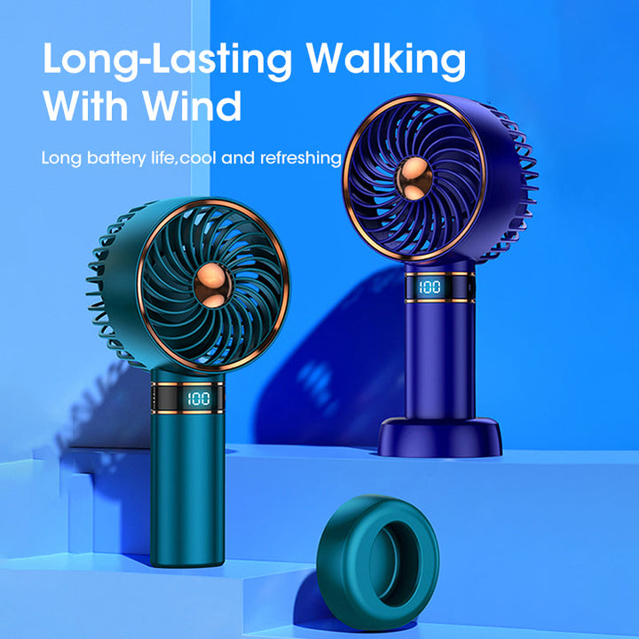 Bærbar 5000mAh Håndholdt Mini Airconditioner Vifte | Luvikno