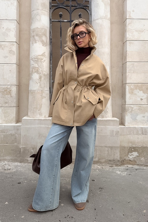 Luvik | Koroitert trench-coat