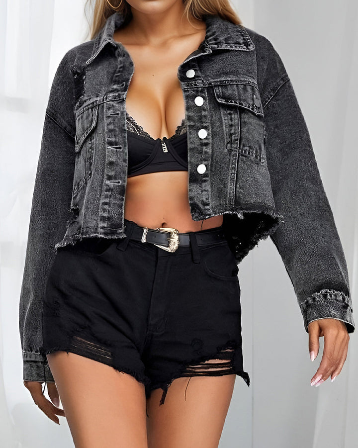 Luvik | Denim Kort jakke
