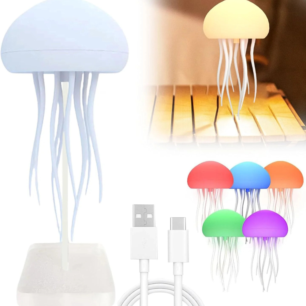 LED Manetlampe Stemningslys Oppladbar Beroligende Ambient Luvikno