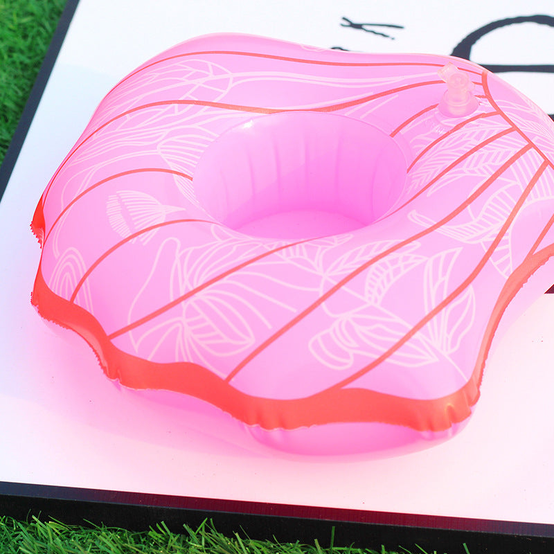 Dame Inflatable Pool Ring med Blomster Mønster Luvikno