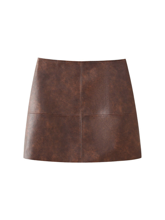 Luvik | Nahkatakki & Lyhyt Hame Koordinaatistosetti