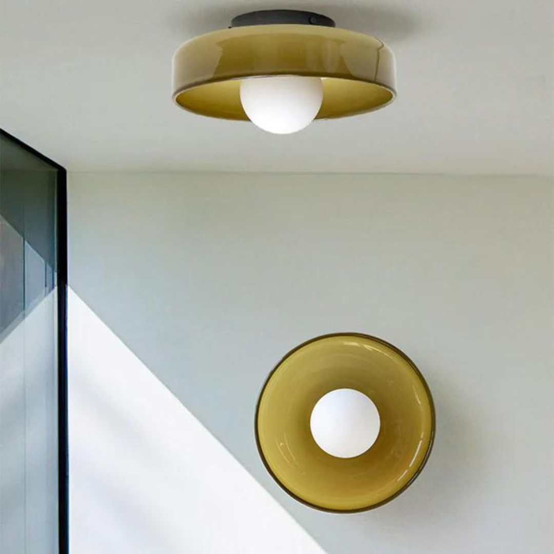 Rund Taklampe med Stilleggende Funksjonalitet - LumiSphere | Luvikno