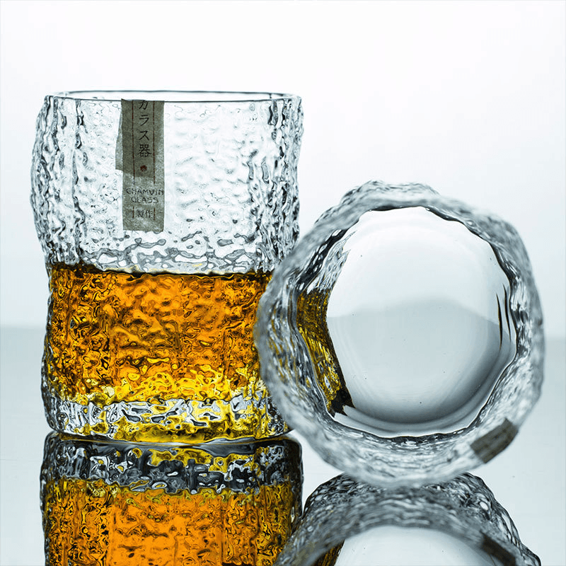 Japansk Håndlaget Chamvin Edo Kiriko Whisky Glass | Luvikno