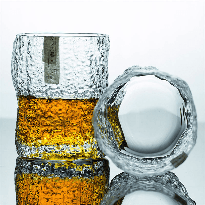 Japansk Håndlaget Chamvin Edo Kiriko Whisky Glass | Luvikno