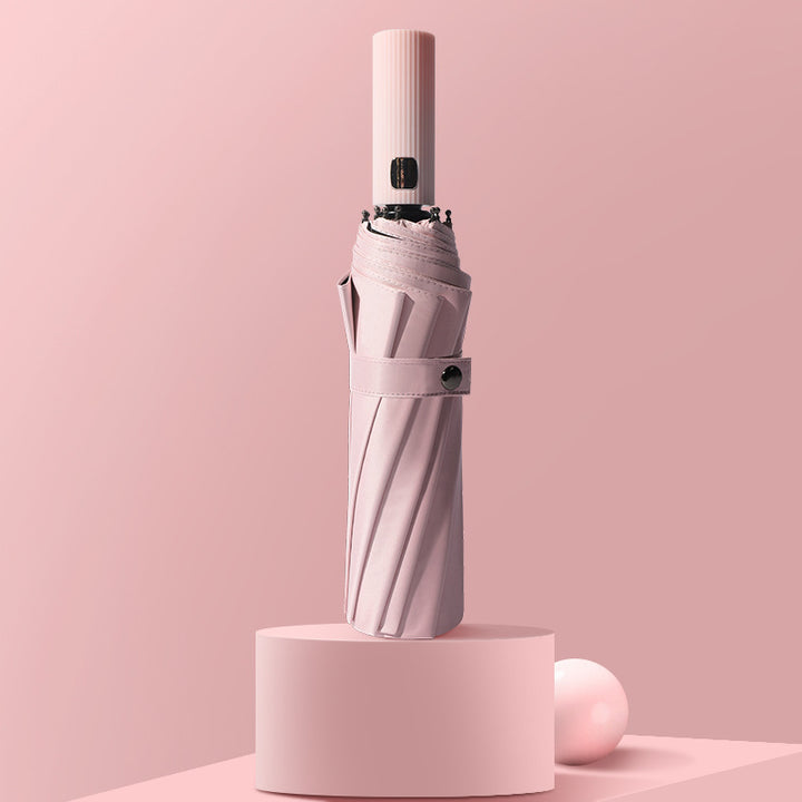 Dame elegant og kompakt sammenleggbar paraply Luvikno