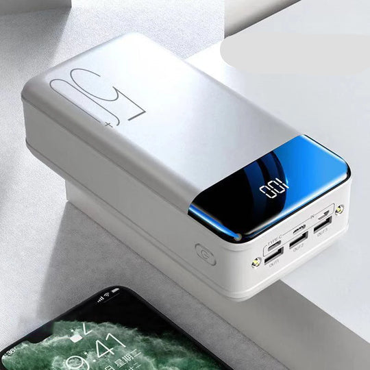 Luvikno | Voltaro 50000 mAh Powerbank Rask lading for bærbar PC, nettbrett, smarttelefon Kompakt Kraftig