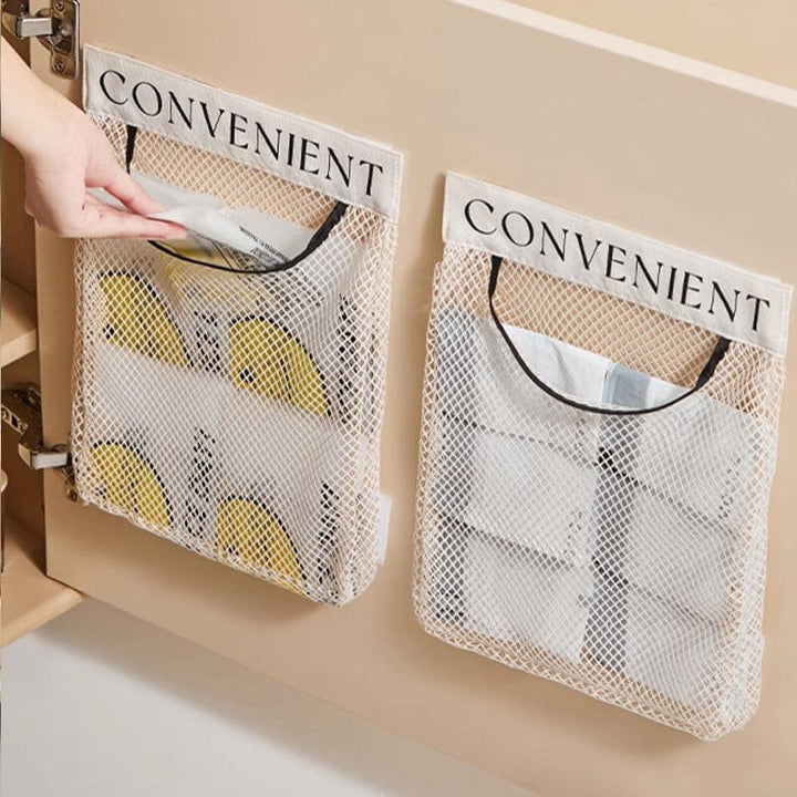 Multi-purpose Hengende Oppbevaringsnettpose (2 stk) | Luvikno