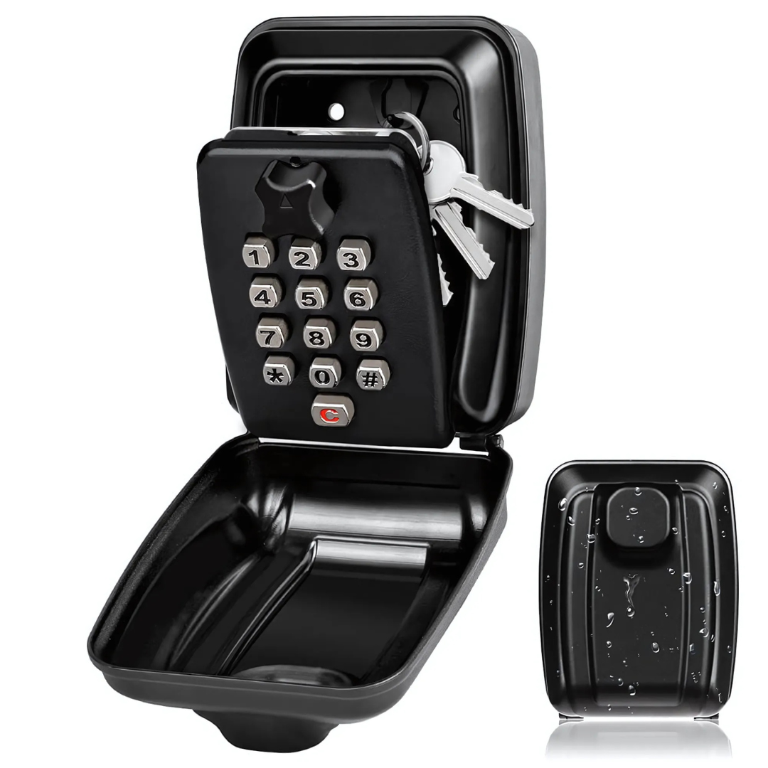 KeyGuard Utendørs Safe – Værbestandig Veggmontert Nøkkelboks | Luvikno