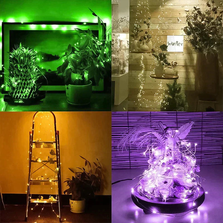 LED Vinflaske Lys Kork Nattlys DIY Dekor Hev - Bit | Luvikno