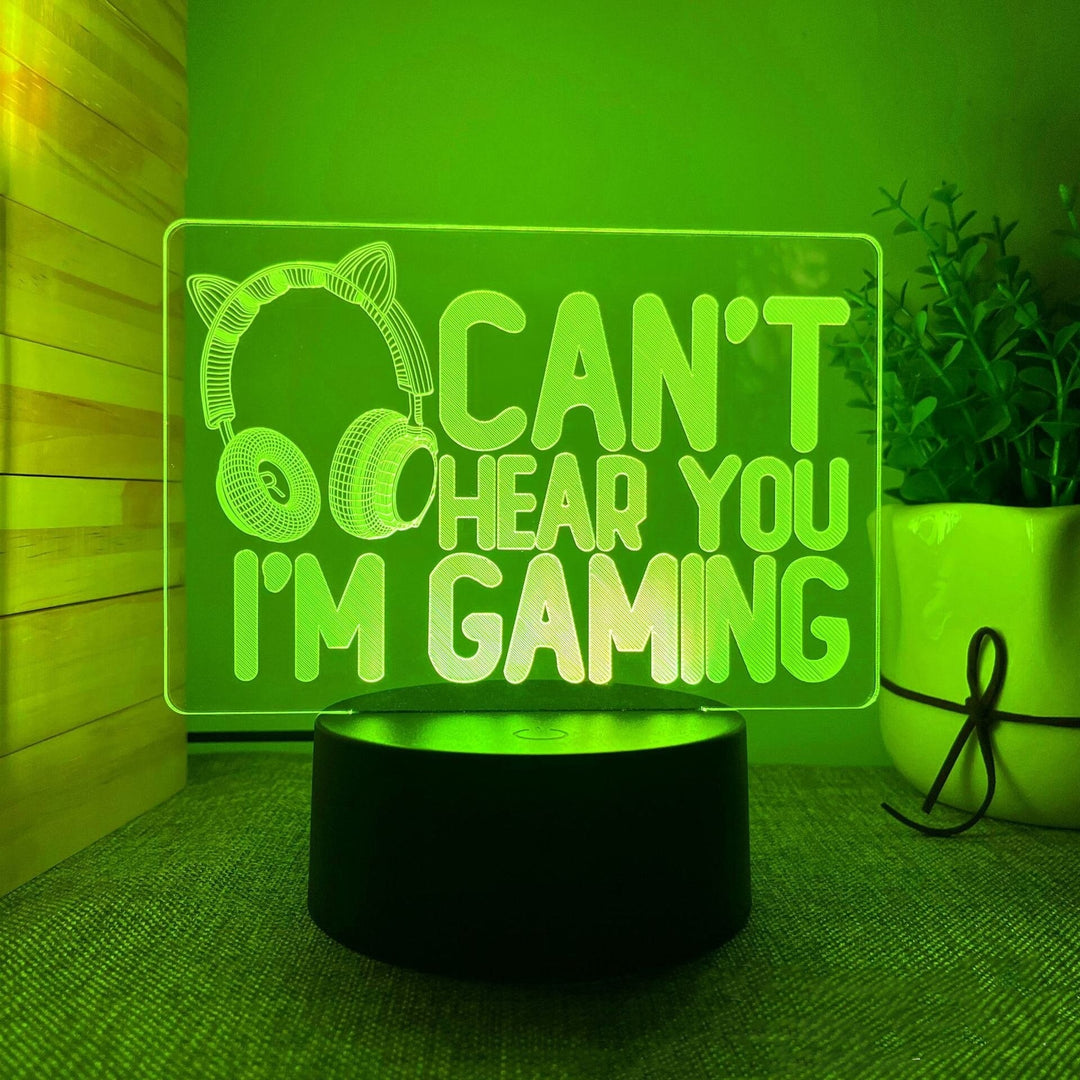 Gamer 3D LED-lamper | Luvikno