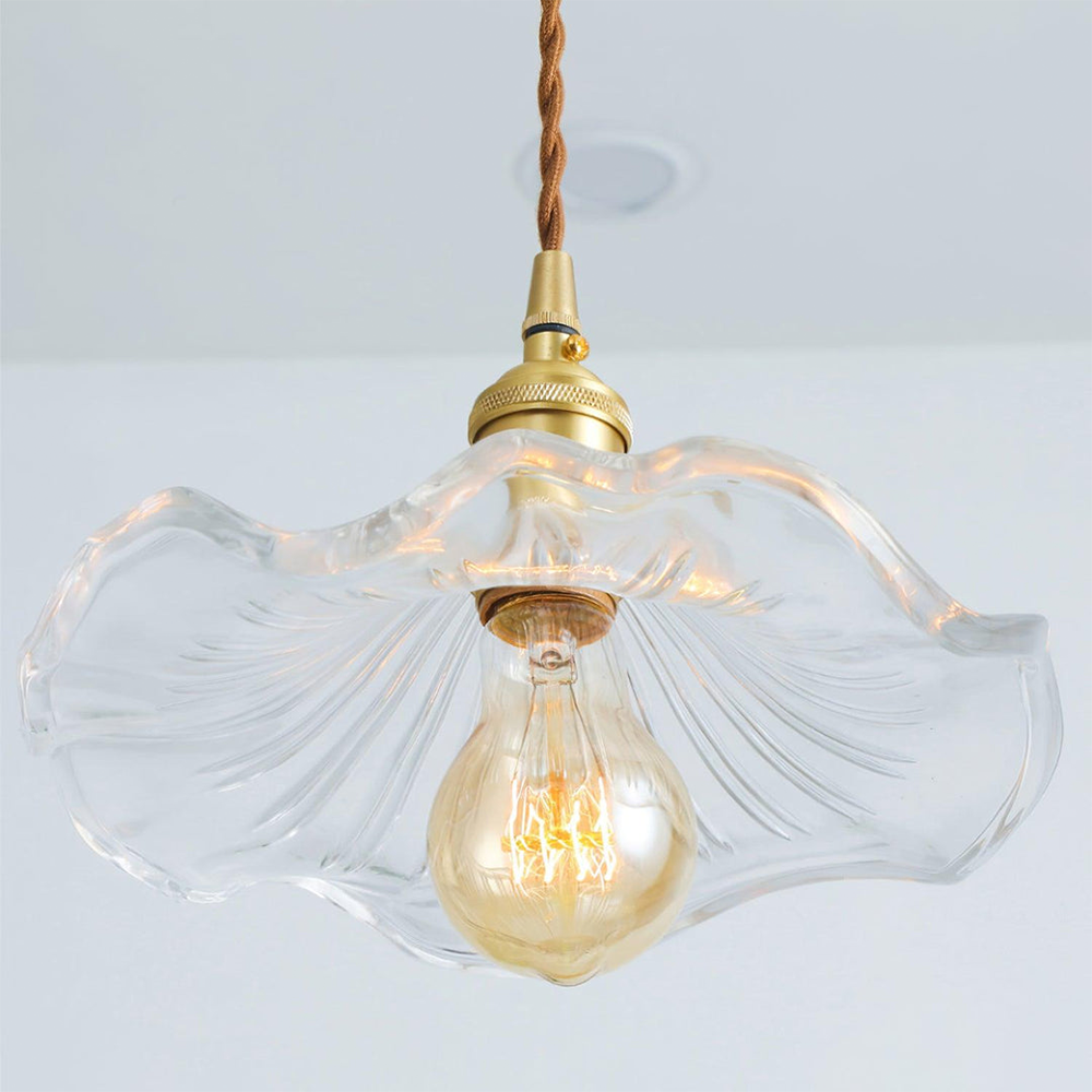 Trendy Hibiscus Flower Pendant Lamp - FlowerLite | Luvikno