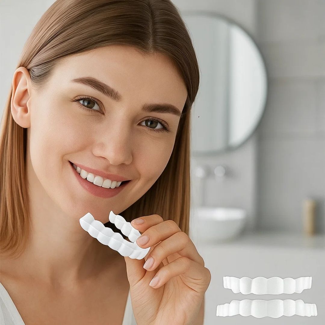 SmileEase | Clip-On Veneers – Umiddelbar Smilforbedring – Ultratynn Design – Ideell for voksne som søker rimelige tannhelse-løsninger Luvikno